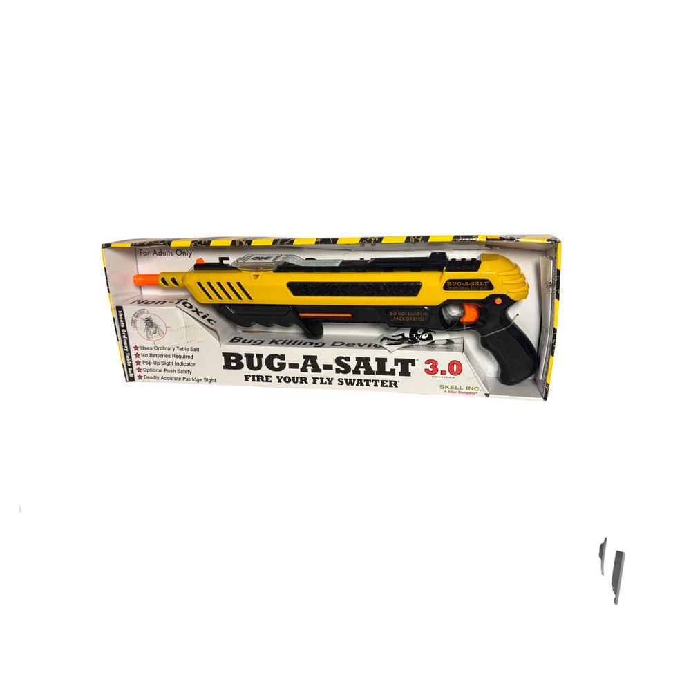 Bug-A-Salt Salt Gun OS Yellow Black 3.0 Fly Swatter Tactical Industrial